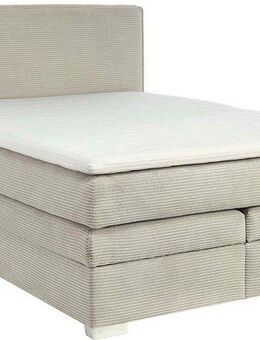 Jockenhöfer Gruppe Boxspringbett Arabella, 2x 70er Boxen mit Stauraum, Wende-Bonell-Federkern-Matratze (H2/H3), inkl. Topper