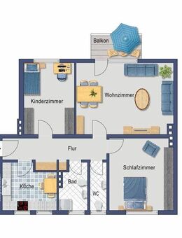 Gepflegte Eigentumswohnung zur Kapitalanlage provisionsfrei - Köln