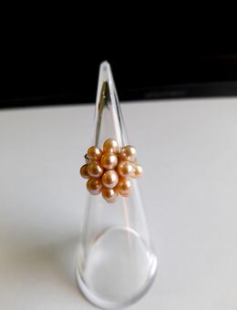 Schöner Ring aus echten roséfarbenen Perlen - Nürnberg