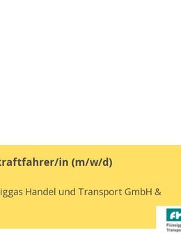 Gefahrgutkraftfahrer/in (m/w/d) - Buseck