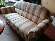 Couch mit 2 Sesseln und Hocker (Firma Gepade) - Berlin Spandau