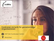 Fundraiser (m/w/d) für gemeinnützige Organisationen - München