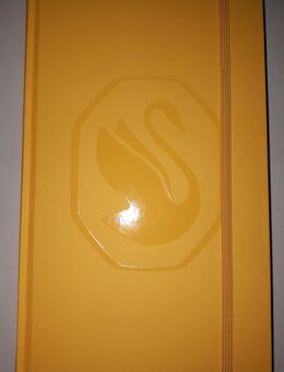 Swarovski Notizbuch blanko Jeff Burton gelb SCS - Frankfurt (Main) Zeilsheim