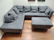 6-Sitzer-Ecksofa aus sehr pflegeleichtem Alcantara - Heimsheim