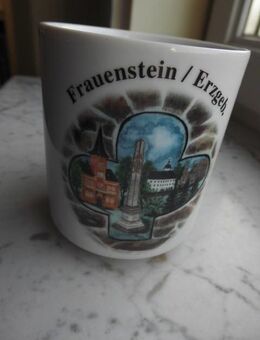 Becher Frauenstein/Erzgebirge Tasse Henkelbecher Porzellan Mug 3,- - Flensburg