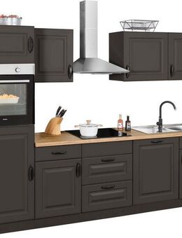 wiho Küchen Küchenzeile Erla, mit E-Geräten, Breite 280 cm