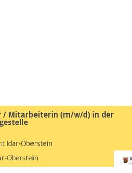 Mitarbeiter / Mitarbeiterin (m/w/d) in der Kontenpflegestelle - Idar-Oberstein