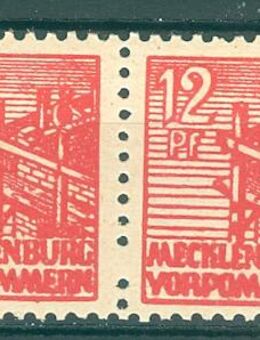 Mecklenburg-Vorpommern postfrisch Nr. 36 ohne Falz oder Falzrückstände - Porta Westfalica Zentrum