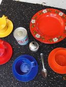 4 x Kayser Retro Camping Geschirr in 87634