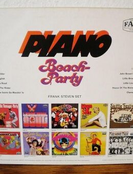 Frank Steven Set-Piano Beach-Party-Vinyl-LP,Fass,ca. 60/70er,Rar ! - Linnich
