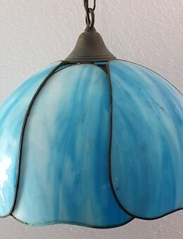 Tiffany Deckenhängelampe, blau - Delmenhorst Zentrum