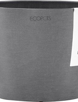 ECOPOTS Blumentopf STOCKHOLM Grey, BxTxH: 16x16x12,5 cm