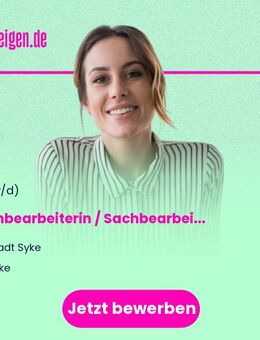 Sachbearbeiterin / Sachbearbeiter (m/w/d) für den Bereich Personal und Organisation Teilzeit - Syke