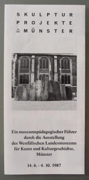 Flyer Skulptur Projekte Munster 1987 Markt De Kleinanzeige