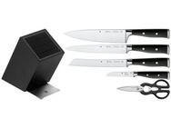 WMF Messerblock Grand Class (6tlg), Messerklingen aus Spezialklingenstahl, Made in Germany