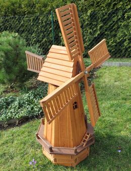 Achteckwindmühle NEU Höhe mit Flügel: 148 cm - Hergisdorf