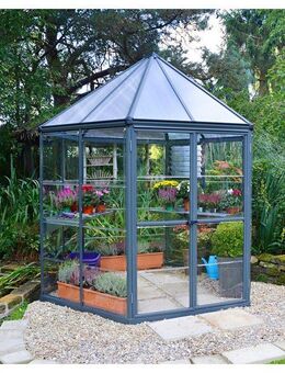 Palram - Canopia Gewächshaus Oasis, BxTxH: 213 x 247 x 266 cm, 0,6 mm Wandstärke
