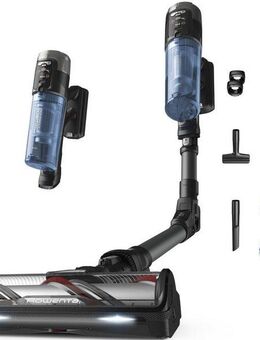 Rowenta Nass-Trocken-Akkusauger X-Force Flex 12.60 Neo, 150 Air Watt, motorisierte Düse, LED-Saugkopf, 380 W, beutellos, besonders leichtes Design, automatische Saugleistungsanpassung, RH9LC1