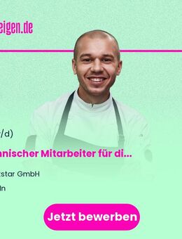 Technischer Mitarbeiter für die Aufbereitung (Mensch*) - Köln