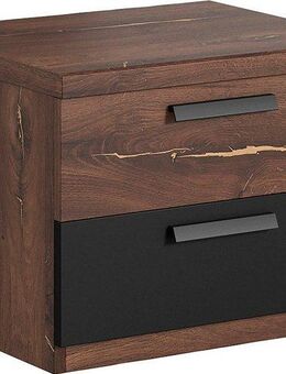 Home affaire Nachtkommode Sigma, Breite 46 cm, moderner Nachtschrank mit 2 Schubladen, Nachttisch viel Stauraum, Nachtkonsole