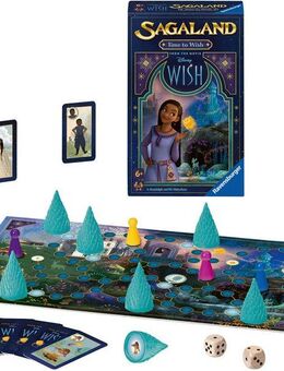 Ravensburger Spiel Disney Wish, Sagaland, Mitbringspiel, Made in Europe