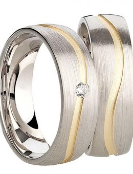 Elegante Silberringe mit Zirkonia SR1066-SR1067 - Aholming