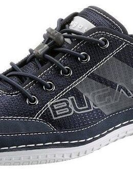 bugatti Slip-On Sneaker, Freizeitschuh, Halbschuh, Slipper mit Kontrastnähten- und besätzen