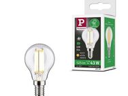 Paulmann LED-Leuchtmittel Eco-Line Filament 230V LED Tropfen E14 1er-Set 525lm 2,5W 3000K Klar, E14, 1 St., Warmweiß