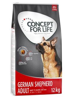 Concept for Life German Shepherd Adult - Sparpaket: 2 x 12 kg