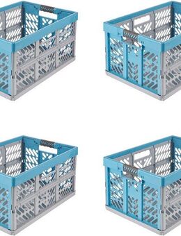 keeeper Klappbox Profi-Klappbox ben eco mit Softgriffen (Set 4 St) 45 l, 54x37x28 cm, 45 l, Soft-Touch-Griffe, zusammenklappbar, leicht zu reinigen