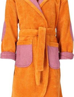 Vossen Kinderbademantel Momo, Kurzform, Microfaser-Walkfrottee, Kapuze, Gürtel, für Mädchen & Jungen, mit Kapuze