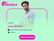 Quality Specialist (m/w/d) - Zwenkau