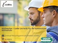 Müllwerker / Lader (m/w/d) für die kommunale Müllabfuhr - Erkelenz