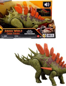 Mattel® Actionfigur Jurassic World Wild Roar Kentrosaurus, mit Geräuschen
