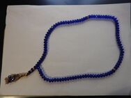 Islamische Gebetskette, Tasbih, 99 Perlen, blau - Berlin