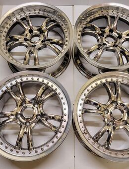 4x Brock B16 Chrom Felgen 8,5x18 & 9,5x18 5x120 ET35 2tlg. 18" Alufelgen 18 Zoll - Euskirchen Zentrum