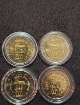 2 Euro San Marino 4x2 Euro Stgl. - Bielefeld