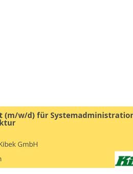 IT-Spezialist (m/w/d) für Systemadministration & Infrastruktur - Elmshorn