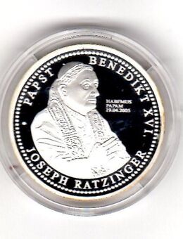 Gedenkmedaille Papst Benedikt XVI. , Silber 999 - Körner