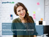 Marketing- und Eventmanager (m/w/d) - Frankfurt (Main)
