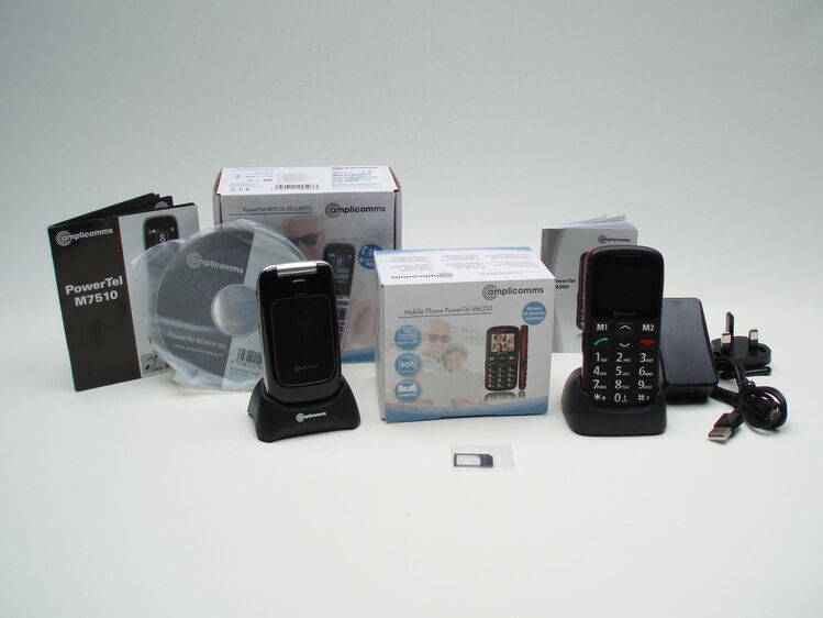 Senioren Handy Amplicomm M7510 und M6350 - Neuss