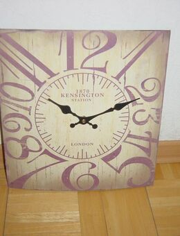 Wanduhr London Station Kensington 1870 Maße:34,5 X 32,5 mm - Stuttgart