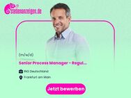 Senior Process Manager - Regulatory Controls (w/m/d) - Frankfurt (Main)