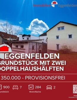 Eggenfelden! Grundstück mit zwei Doppelhaushälften in bevorzugter Innenstadtlage (250225) - Eggenfelden