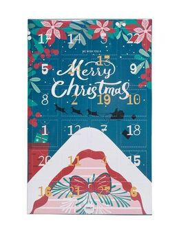 ONLY Freizeitsocken ONL24 MULTI XMAS SOCK Adventskalender (Packung, 24-Paar) 24 Paar Socken mit Weihnachtsmotiven, Baumwollmischung