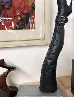 Blickfang! Tolle Skulptur eines Fetish Stiefel High Heels 1980er - Köln