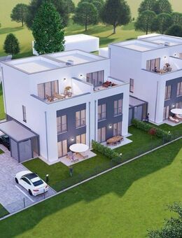 Exklusive Neubau-Doppelhaushälfte in zentraler Vorstadtidylle - "Quattro" in Goldbach - Goldbach (Bayern)