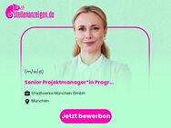 Senior Projektmanager*in Programme in der Mobilität (m/w/d) - München