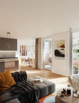 3-Zimmer-Neubauwohnung mit Gartenblick - München