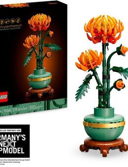 LEGO® Chrysantheme (10368), LEGO Botanicals Konstruktionsspielsteine, (278 St), Made in Europe
